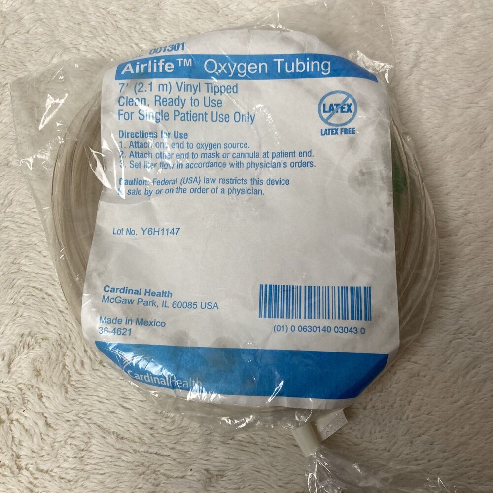 CARDINAL HEALTH AIRLIFE NASAL OXYGEN  w/ 7' TUBING (001301)